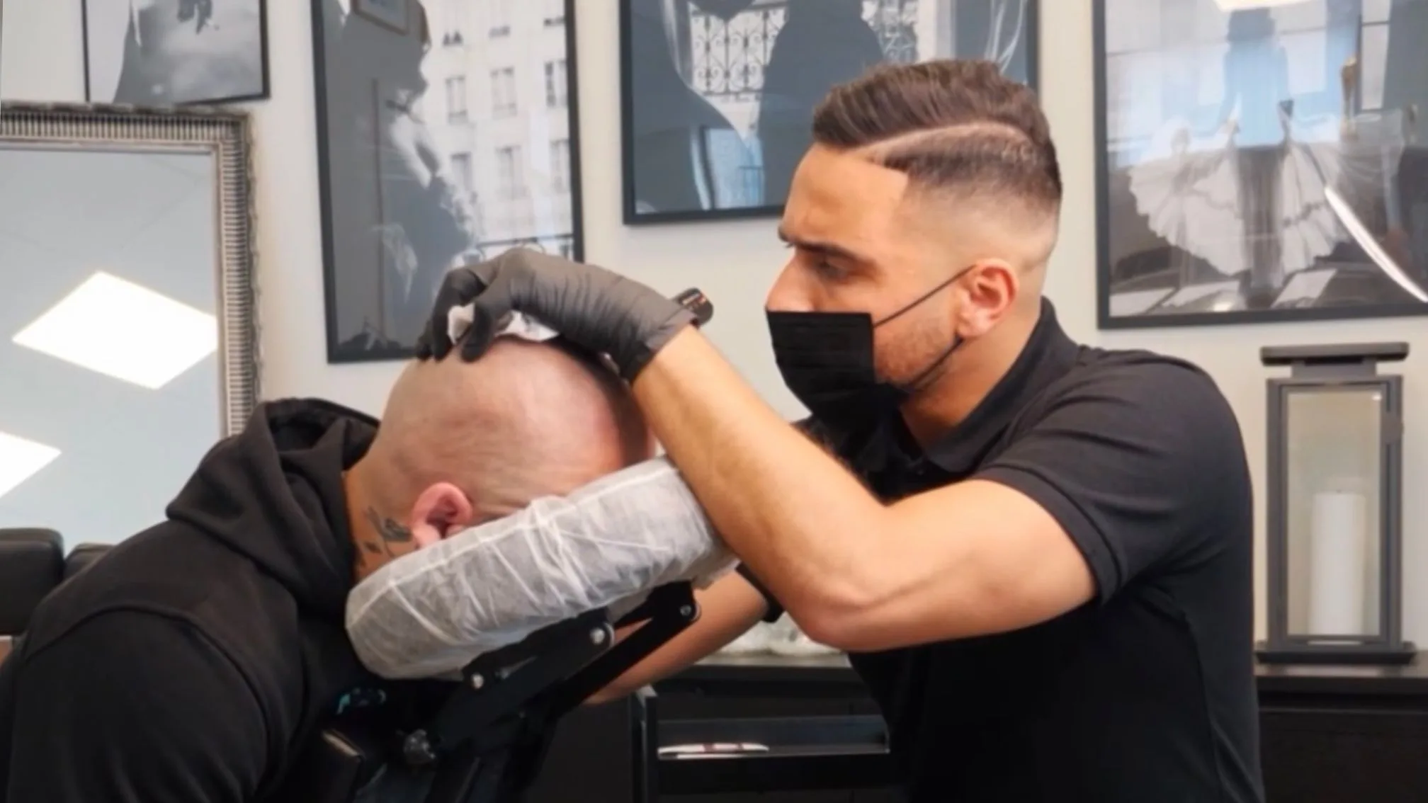 Ärrkamouflage med hårpigmentering efter hårtransplantation | diskret SMP-behandling i Göteborg och Stockholm hos Made Hair Academy | Sverige bästa SMP Studio