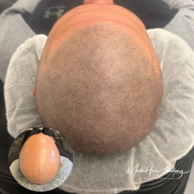 Tatuera hårbotten hos Made hair academy från 4.500 kr per behandling